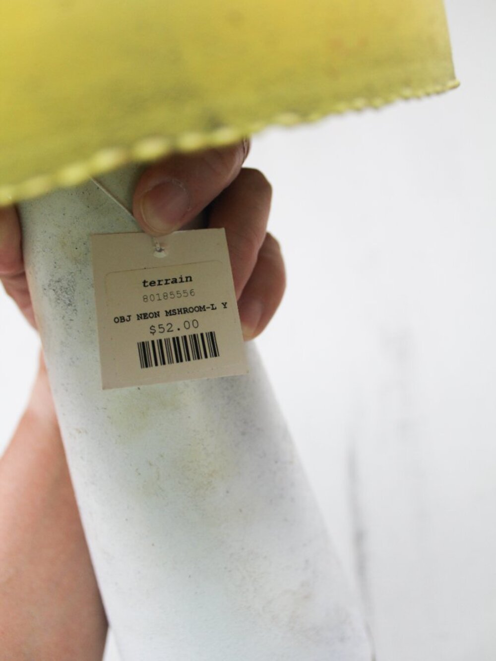 Anthropologie // Terrain - Neon Iron Yellow Mushroom Large - NEW NWT - Picture 11 of 11